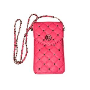 Badgley Mischka Phone Case With Diamond Quilting & Studs